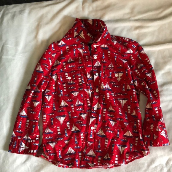 Sailboat button up - Picture 1 of 4
